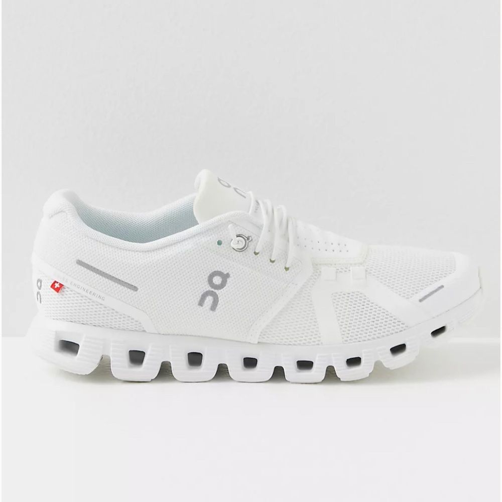 White on cloud shoes